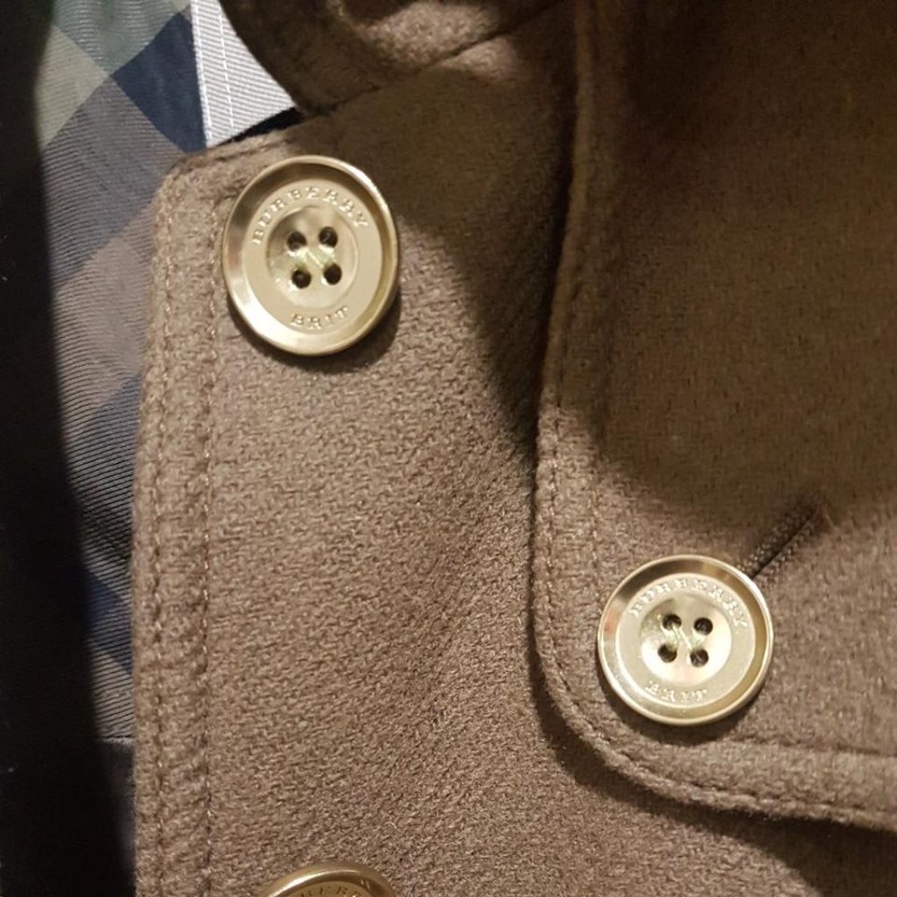 NWT BURBERRY WOOL CASHMERE BLEND COAT UK12 US 10 - Picture 10 of 14